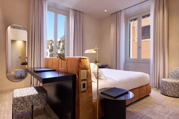 Trendy Deluxe double room Borghese Contemporary Hotel**** in ROME