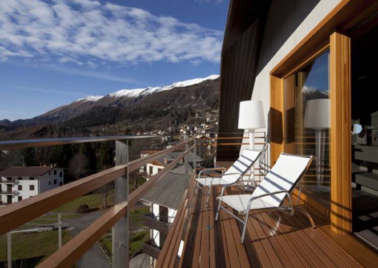 Emotional spa suite balcony Hotel Milano Alpen Resort Meeting & SPA**** CASTIONE DELLA PRESOLANA