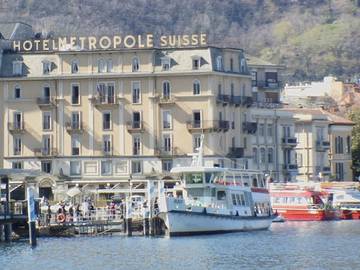 Vista panoramica Hotel Metropole & Suisse Au Lac**** COMO