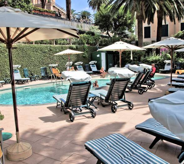 Summer outdoor swimming pool Hotel Metropole & Santa Margherita**** SANTA MARGHERITA LIGURE