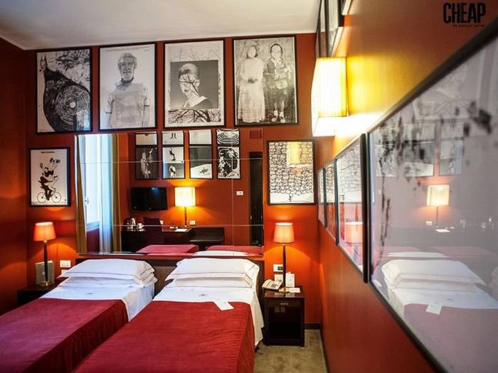 Twin room albergo al cappello rosso**** bologna Twin room albergo al cappello rosso**** bologna