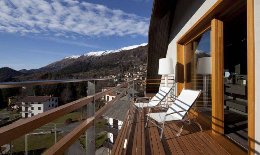 Emotional spa suite balcony Hotel Milano Alpen Resort Meeting & SPA**** CASTIONE DELLA PRESOLANA