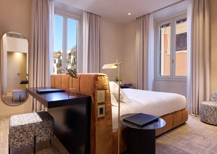 Camera trendy deluxe matrimoniale Borghese Contemporary Hotel**** ROMA Camera trendy deluxe matrimoniale Borghese Contemporary Hotel**** ROMA