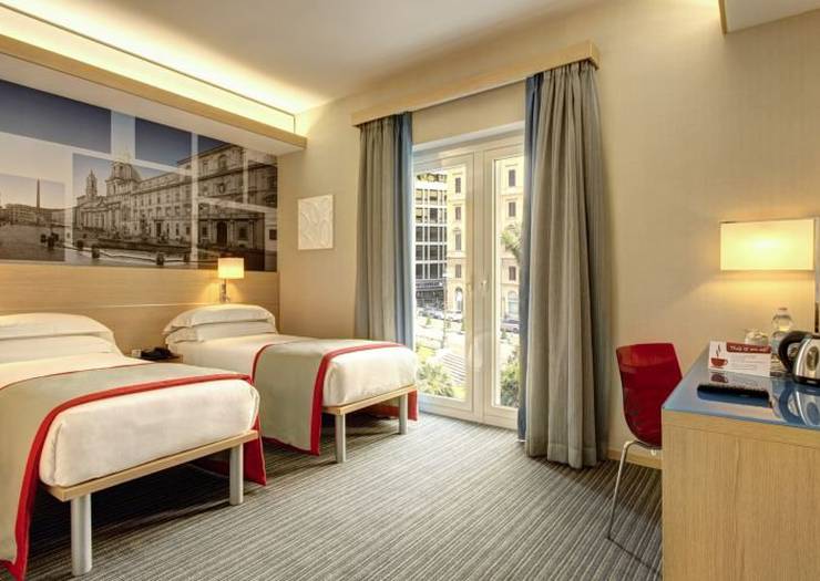 Camera doppia con letti singoli  IQ Hotel Roma**** ROMA