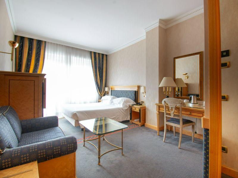 Camera deluxe matrimoniale Hotel Excelsior San Marco**** a BERGAMO
