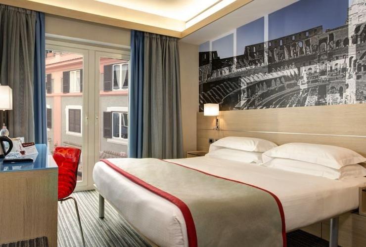 Camera matrimoniale piccola IQ Hotel Roma**** ROMA Camera matrimoniale piccola IQ Hotel Roma**** ROMA